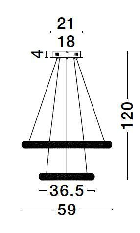 Suspension Medora laiton (9748156)