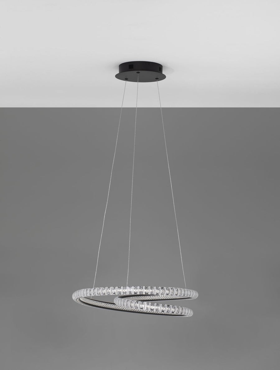 Suspension Ginevra noire (9748165)