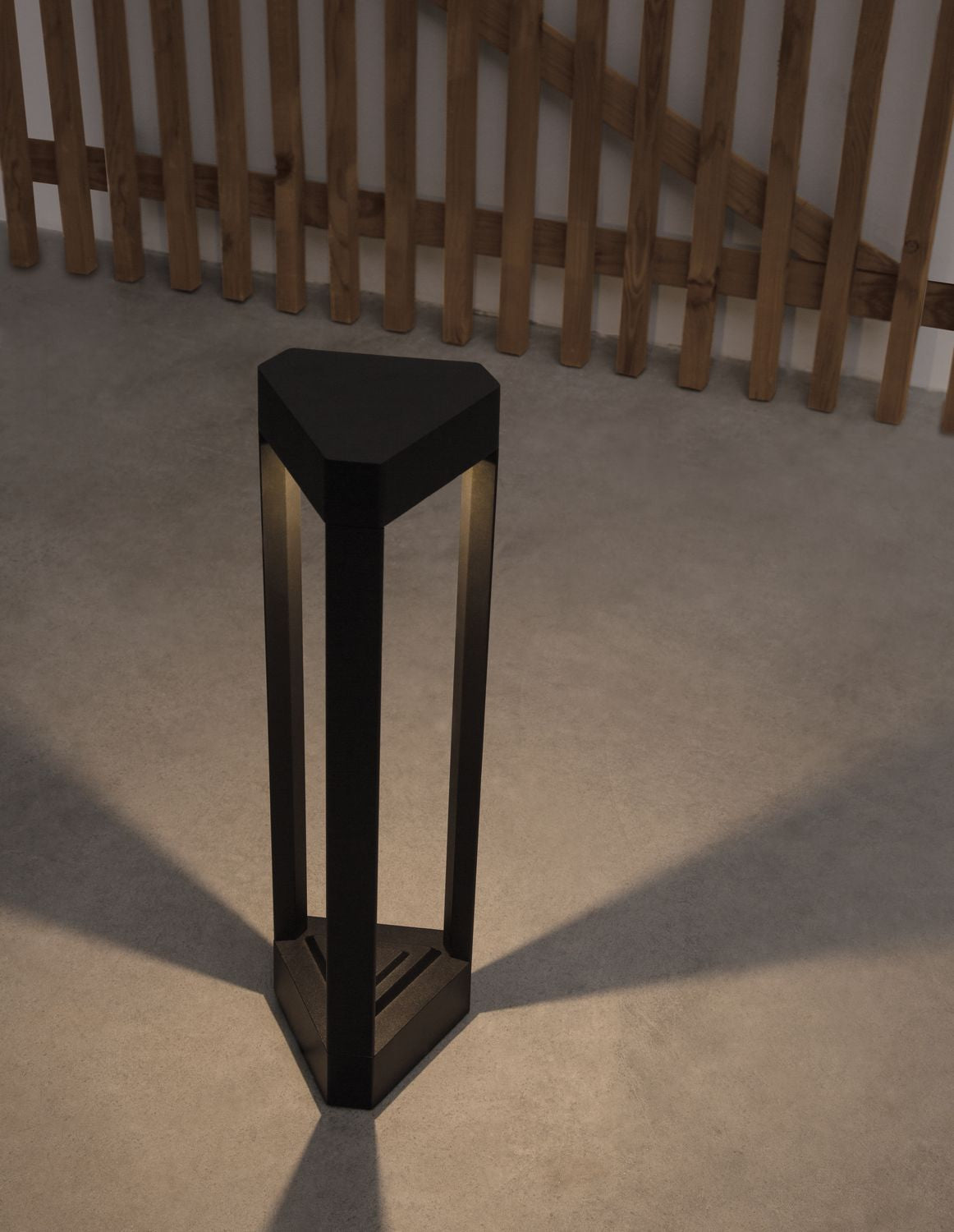 Borne extérieure PAX noire, H 50 cm