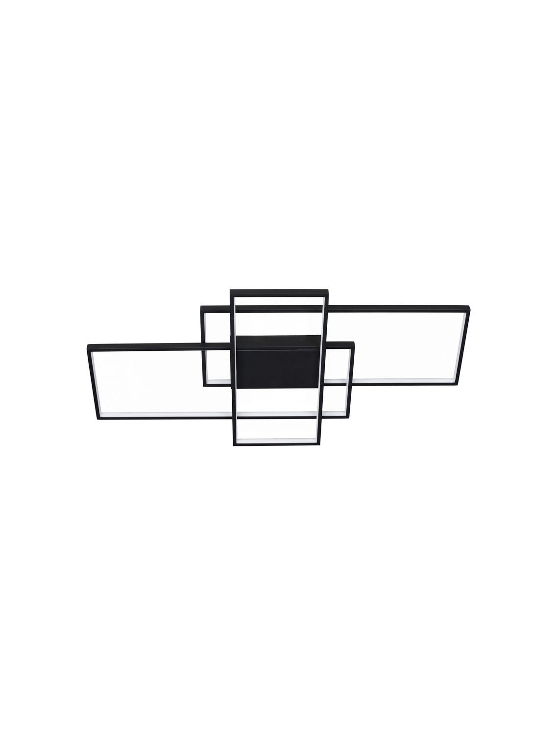 Plafonnier Clea noir, L 100 cm