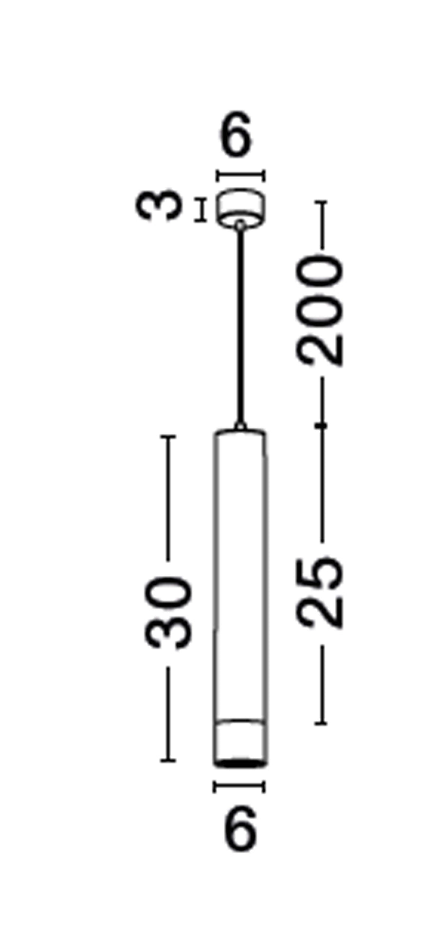 Suspension Picto noire et dorée (9911529)