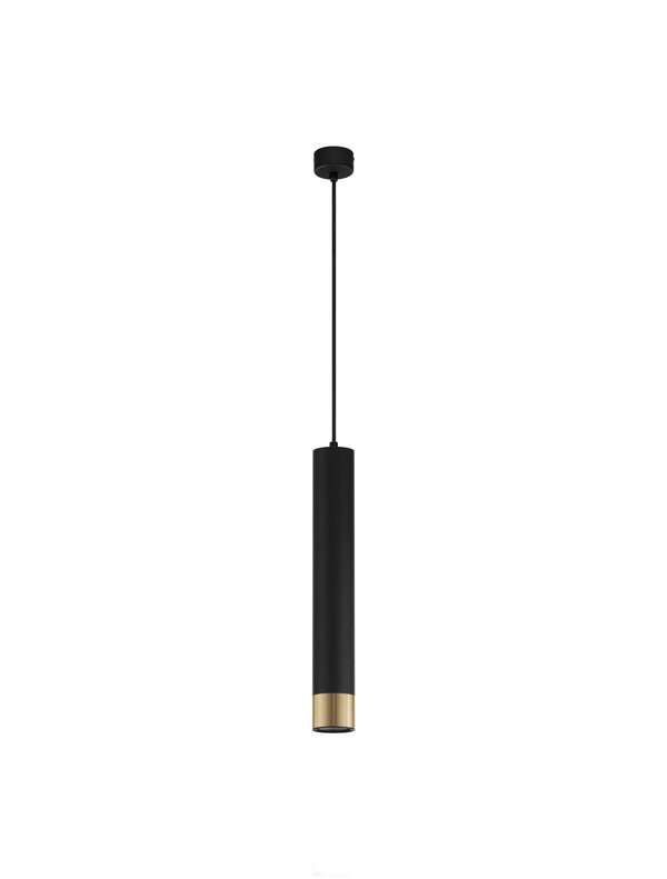 Suspension Picto noire et dorée (9911530)