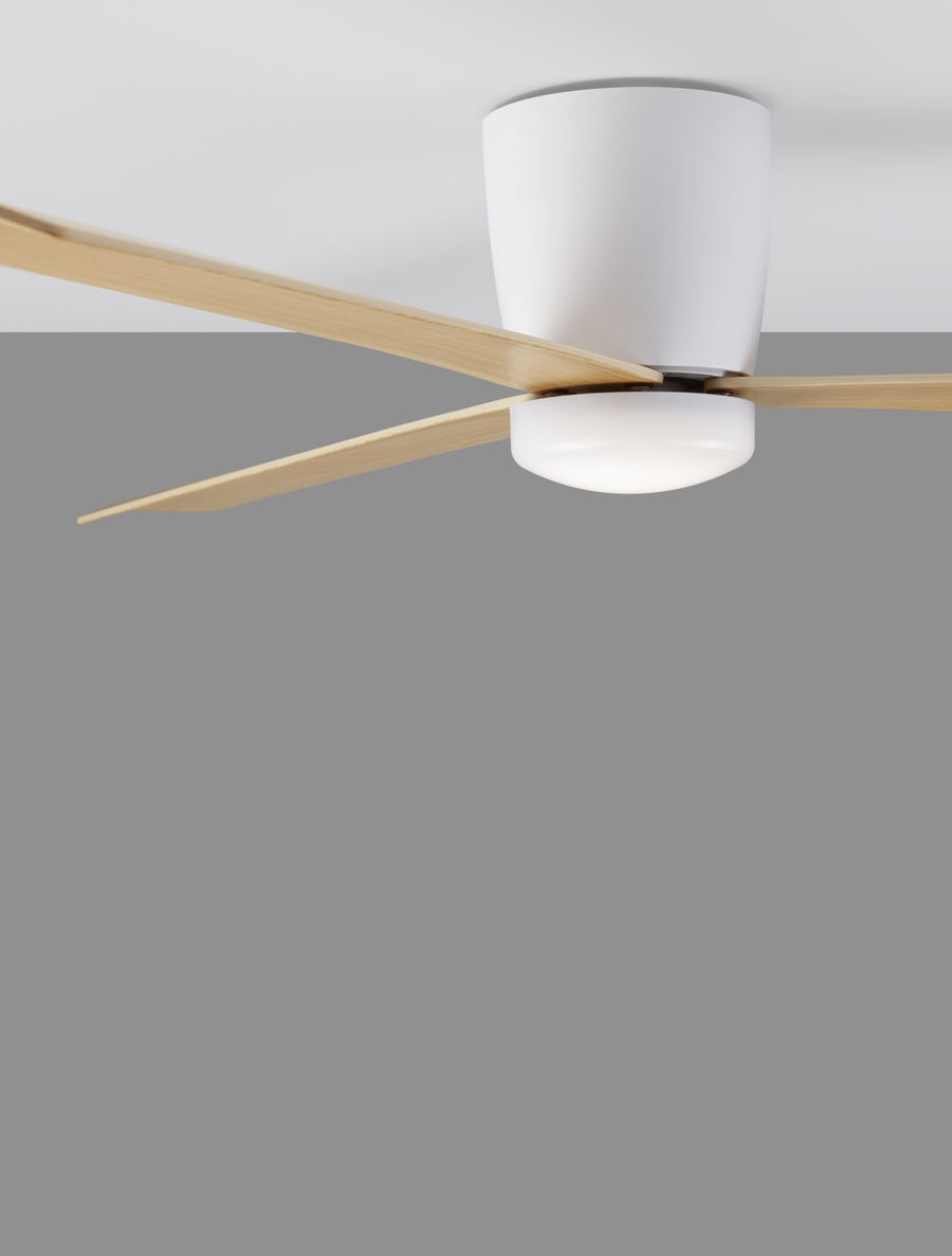 Ventilateur de plafond lumineux Dell bois