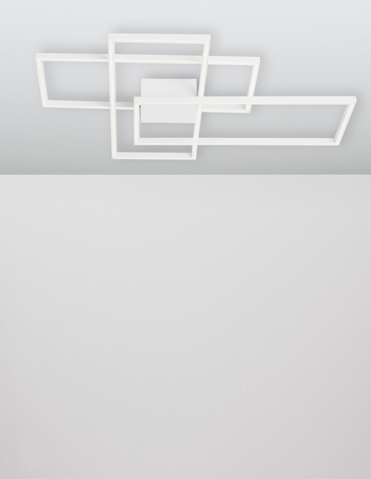 Plafonnier Bilbao blanc, L 90 cm