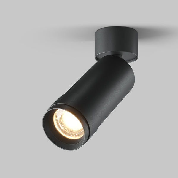 Focus Zoom Black ceiling light