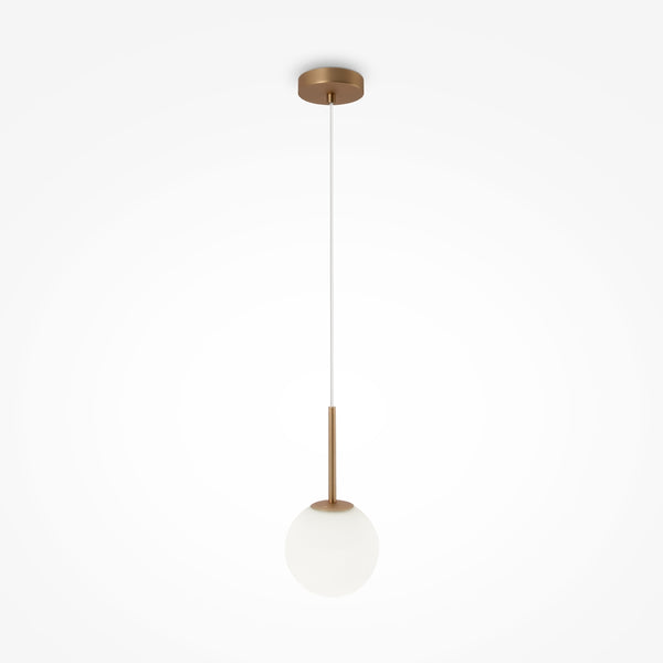Basic form Gold pendant light