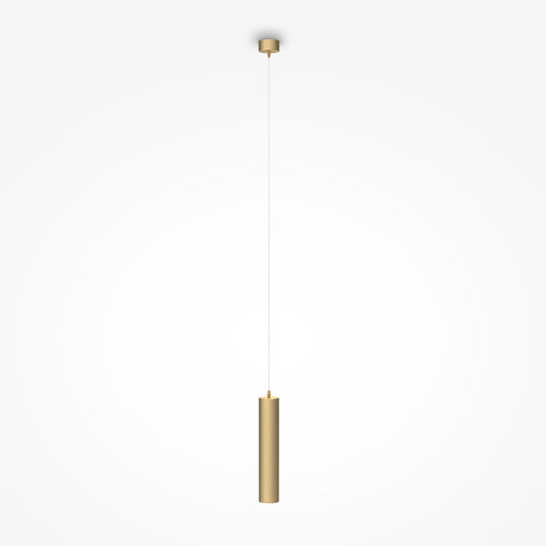 Focus gold pendant light