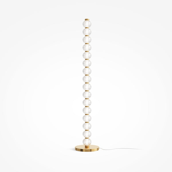 Amulet gold floor lamp