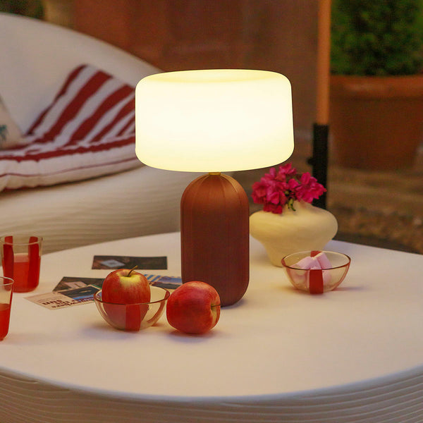 Phoebe 40 solar table lamp, Art Deco style