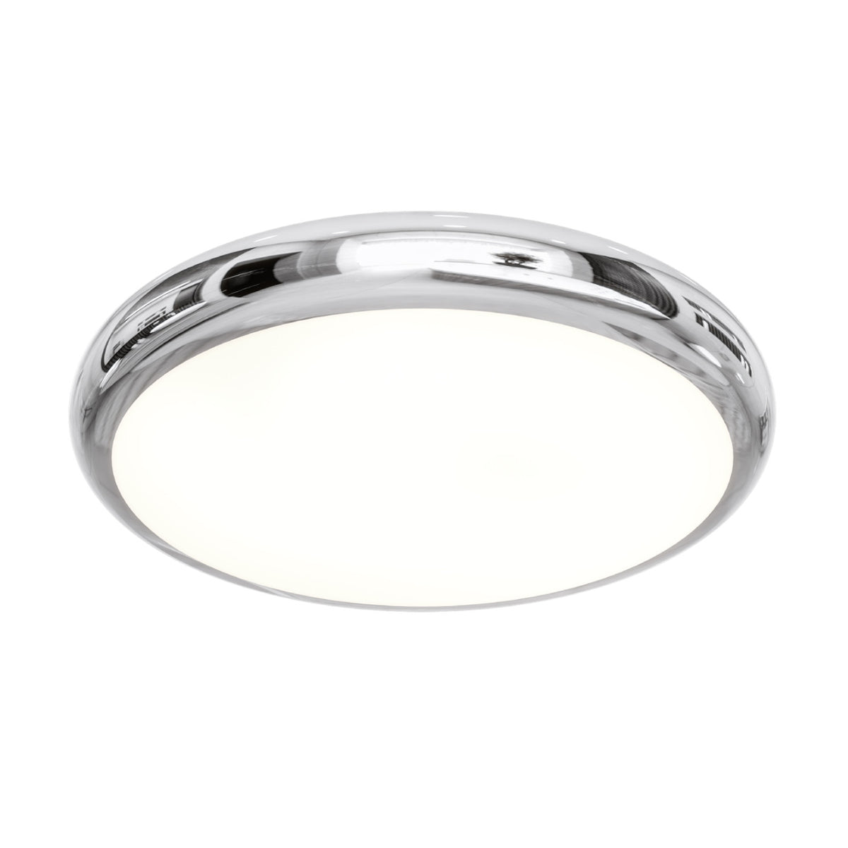Plafonnier LED Piatto 80 chromé