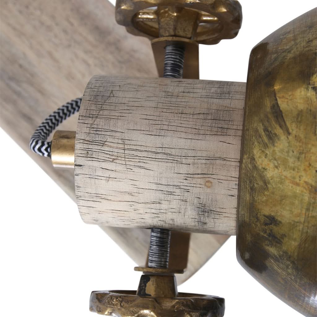 Plafonnier Gearwood 2133BR Bronze | Designix - - https://designix.fr