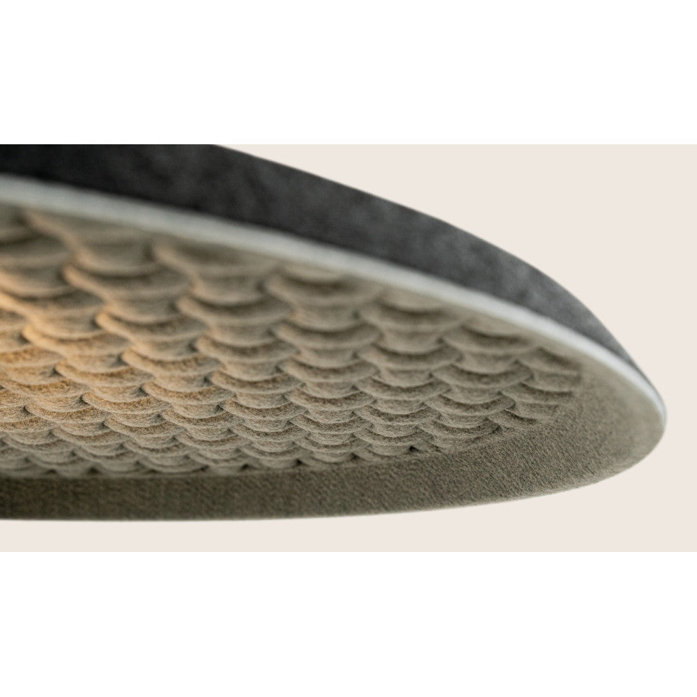 Plafonnier Acoustique ZAMBELIS D450 13W DESIGN Noir et Gris 25177