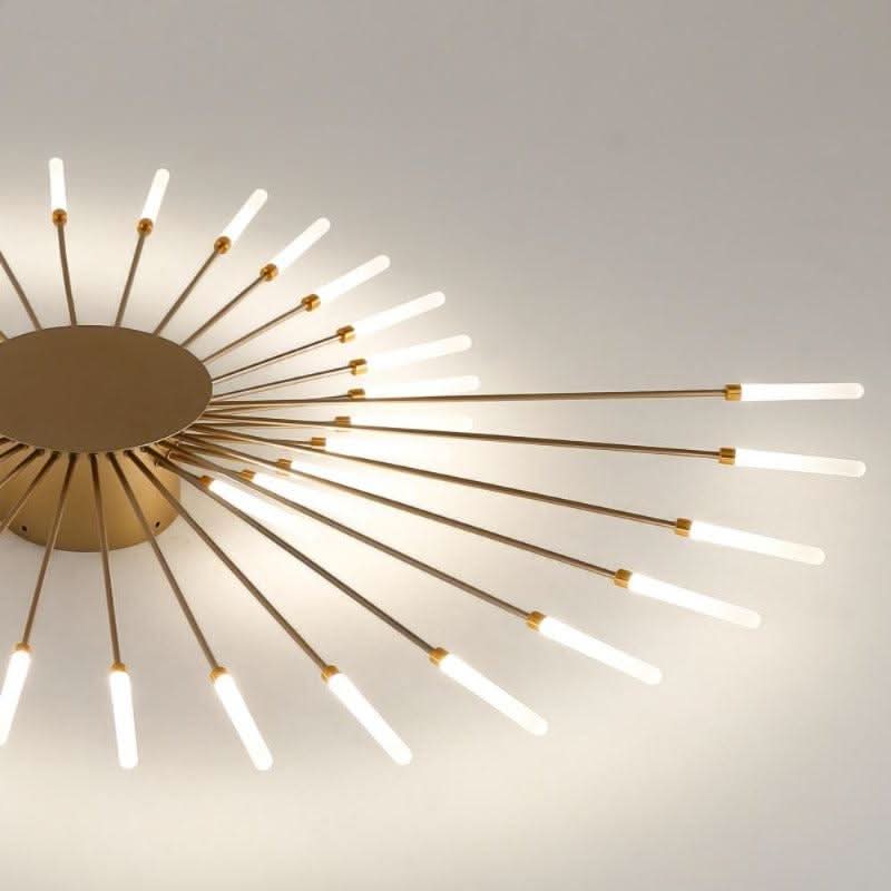 Plafonnier Décoratif | Elra - Designix Plafonnier Or 105 cm