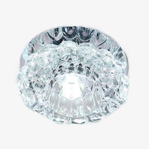 Plafonnier LED en cristal et mirroir | Designix - Luminaire - https://designix.fr