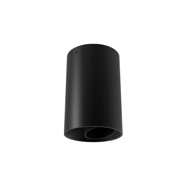 Plafonnier Orientable ZAMBELIS D85 10W IP44 DESIGN Noir Sable S180