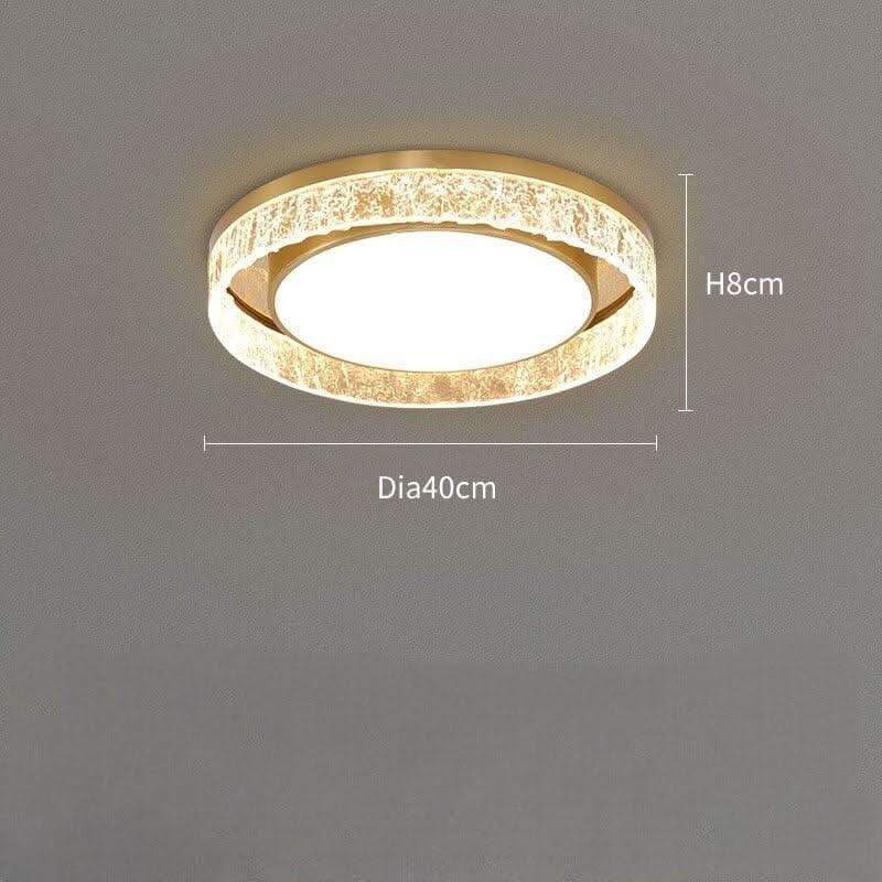 Plafonnier Rond | Odyssia Beam - Designix Plafonnier Diamètre 40cm Blanc Chaud