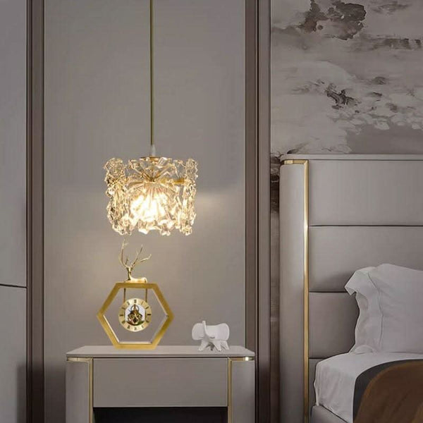 LED Pendant Ceiling Light | Crystal Elegance