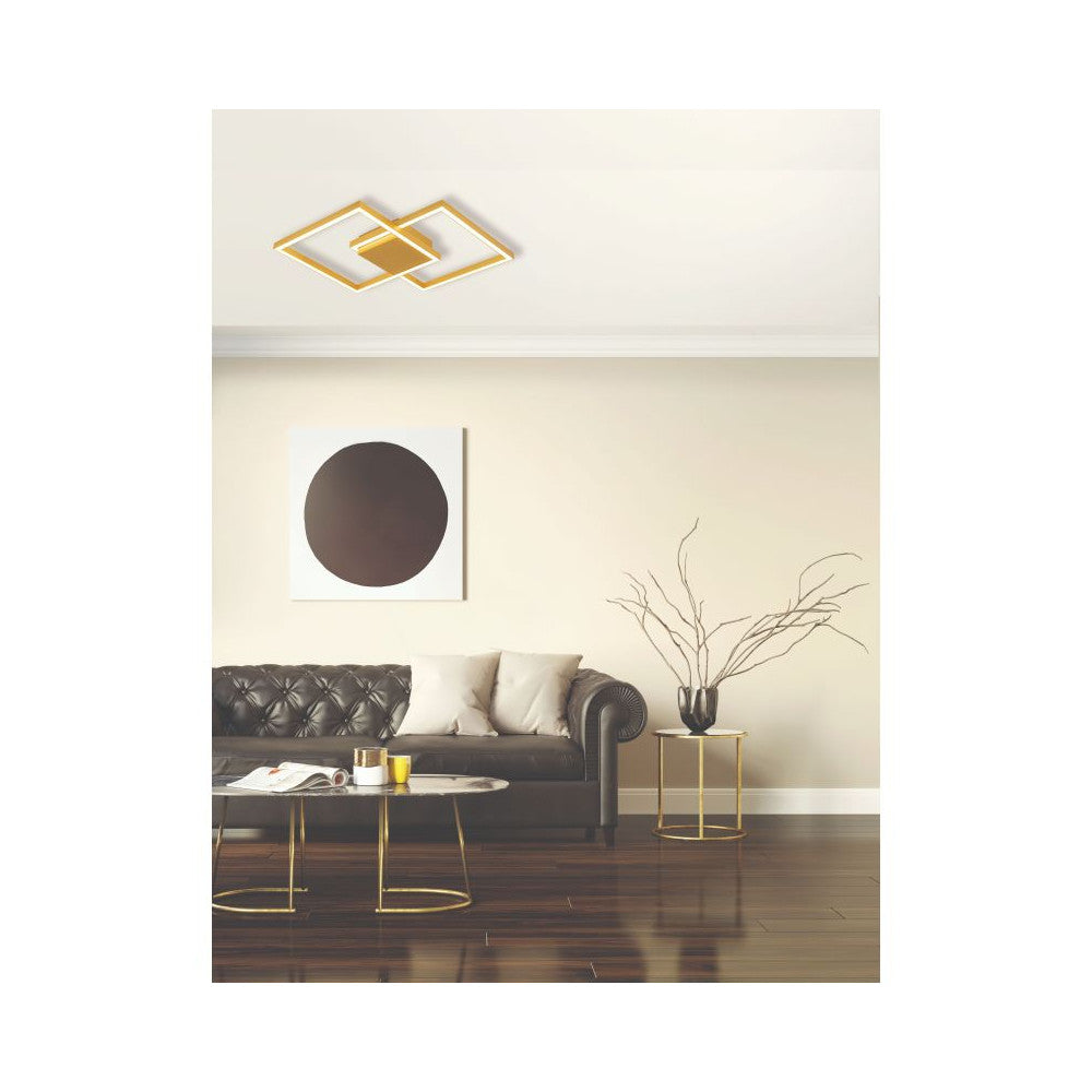 Plafonnier ZAMBELIS 25W DESIGN Noir Sable 2026