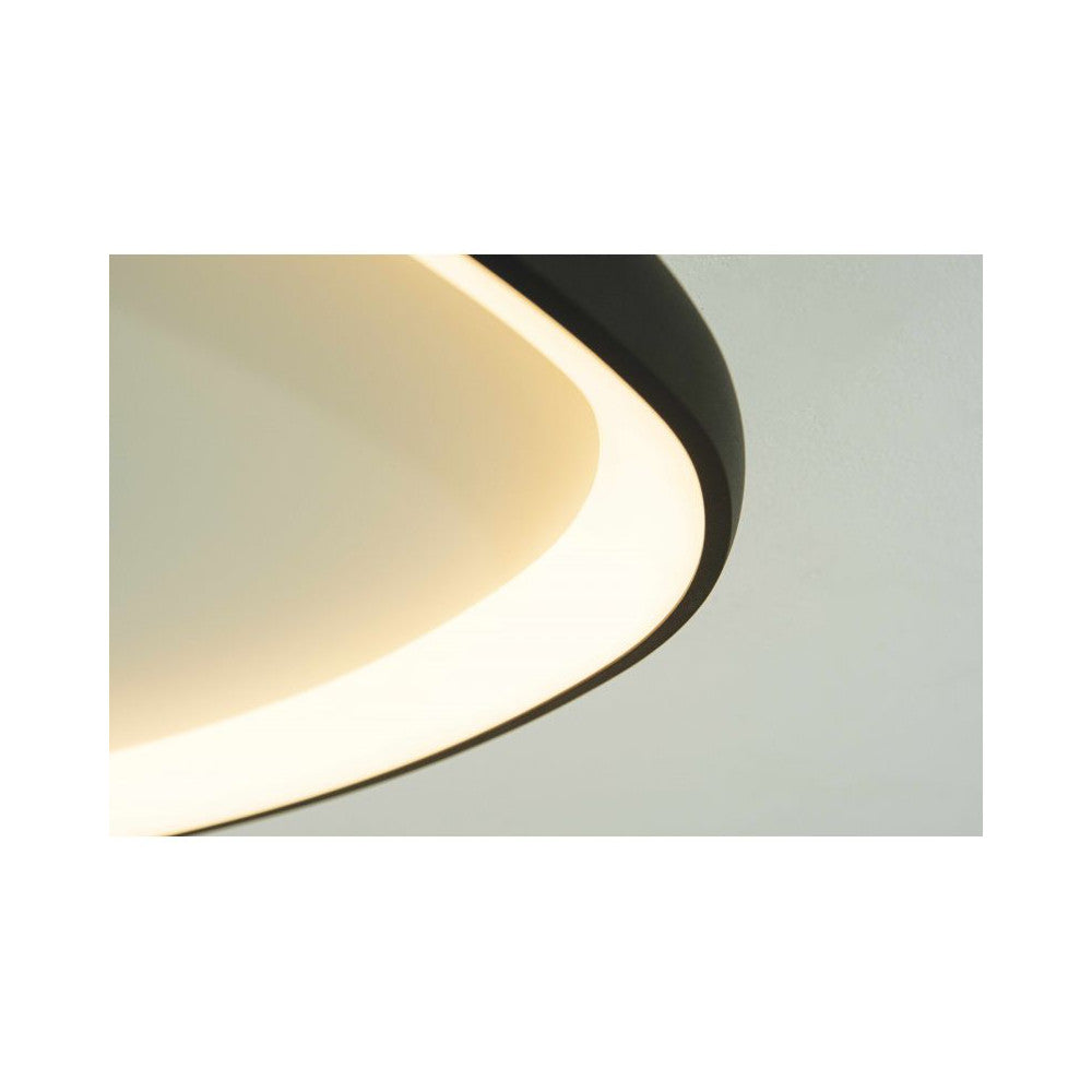 Plafonnier ZAMBELIS 32W Dimmable DESIGN Noir Mat 23087