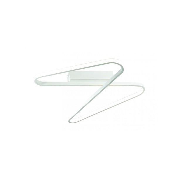 Plafonnier ZAMBELIS 45W DESIGN Blanc Sable 2065