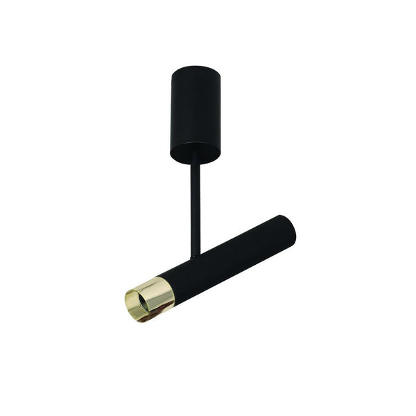 Plafonnier ZAMBELIS 4W DESIGN Noir Sable 22028