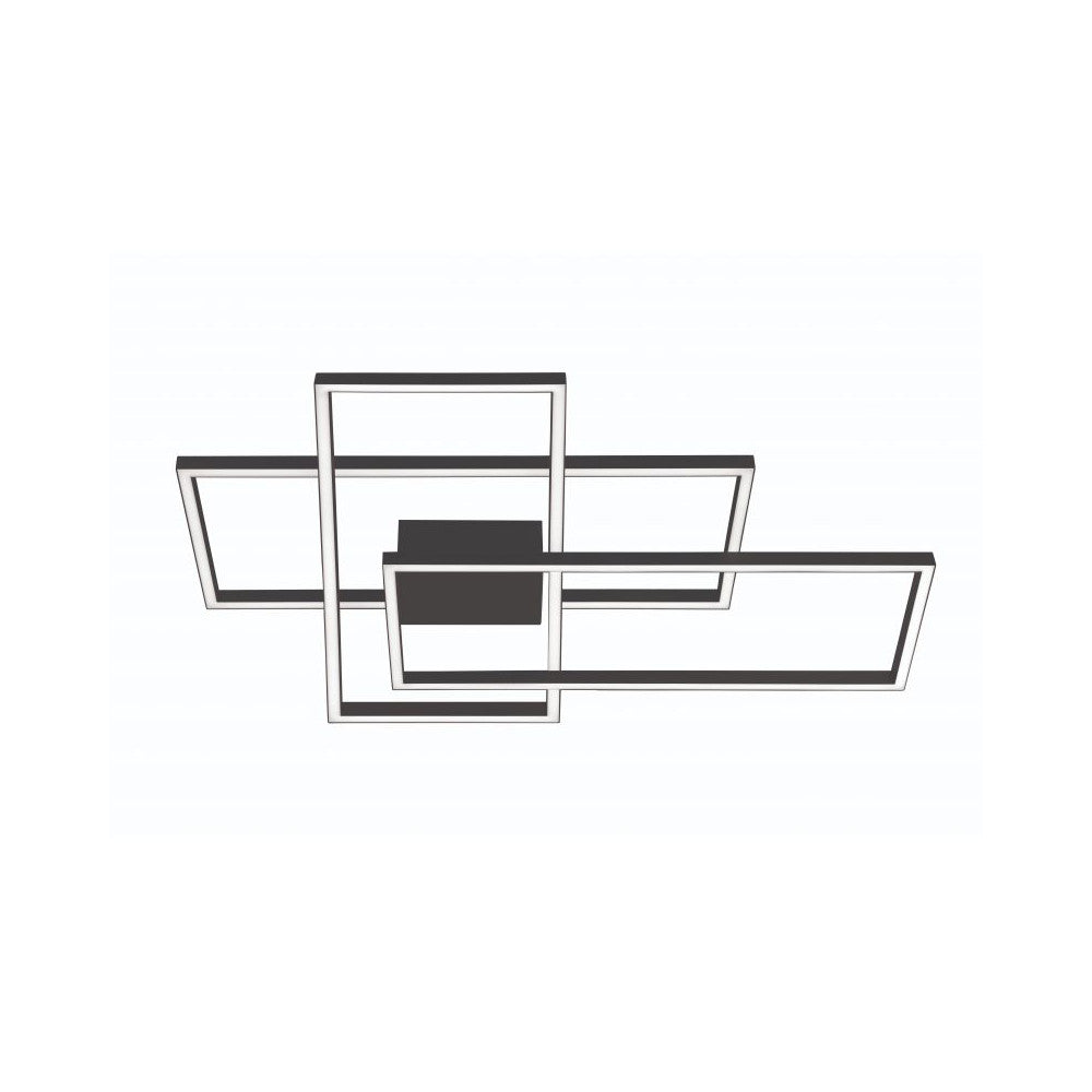 Plafonnier ZAMBELIS 55W DESIGN Noir Sable 2020