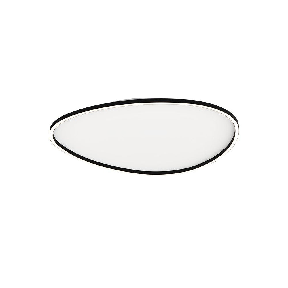 Plafonnier ZAMBELIS 58W Dimmable DESIGN Noir Sable 23211