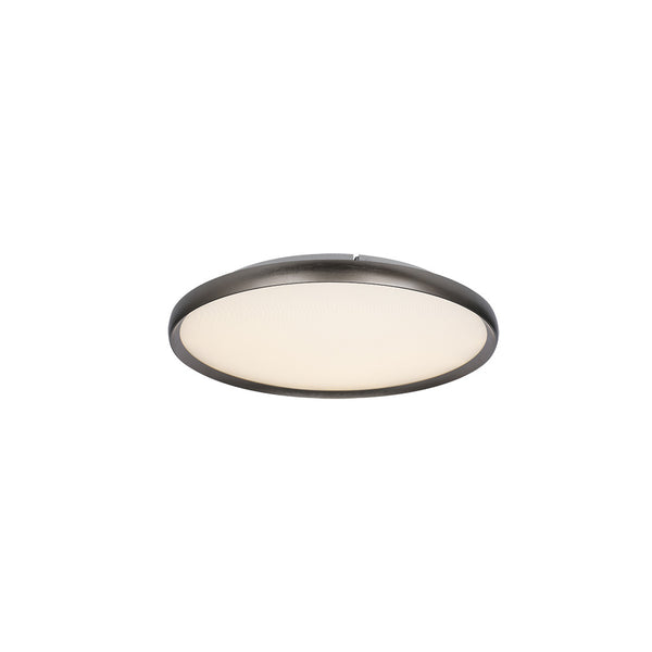 Plafonnier ZAMBELIS D400 20W CCT Dimmable DESIGN Gris Brosse 25187