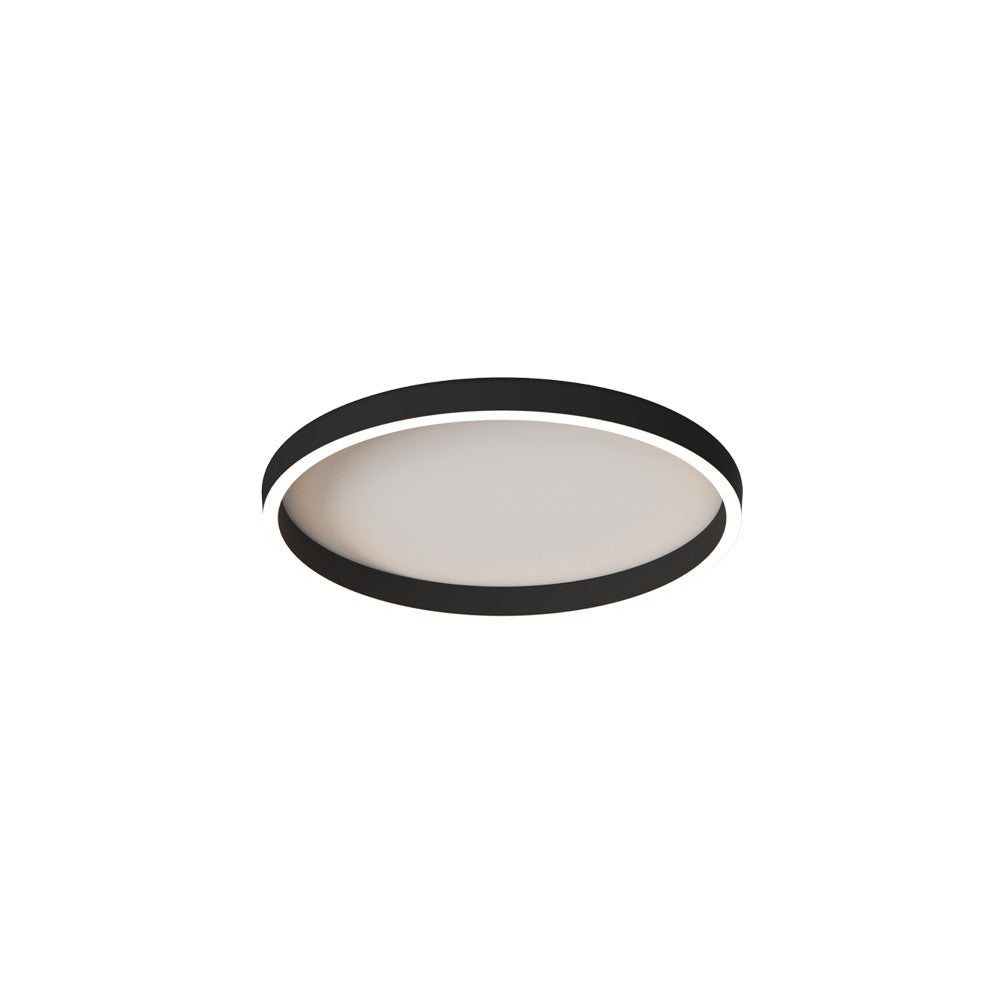 Plafonnier ZAMBELIS D400 27W CCT Dimmable DESIGN Noir Brosse 25163