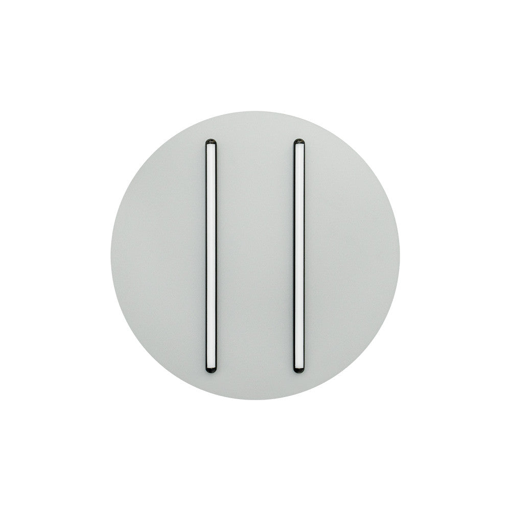 Plafonnier ZAMBELIS D400 28W Dimmable DESIGN Gris Sable et Noir Mat 2568
