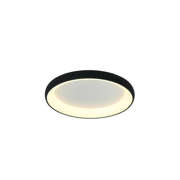 Plafonnier ZAMBELIS D400 30W DESIGN Noir Sable 2040