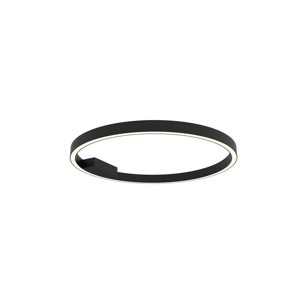 Plafonnier ZAMBELIS D600 37W Dimmable DESIGN Noir Mat 23025