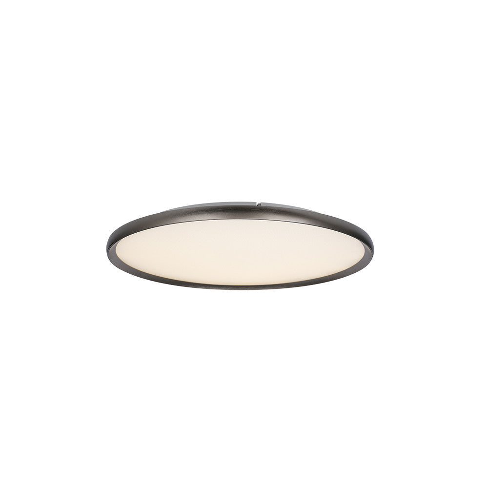 Plafonnier ZAMBELIS D600 42W CCT Dimmable DESIGN Gris Brosse 25190