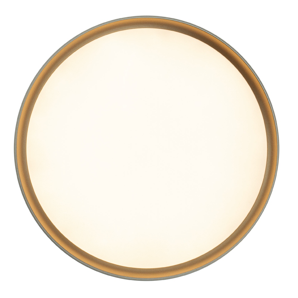 Plafonnier ZAMBELIS D600 42W CCT Dimmable DESIGN Noir Mat et Or 25189