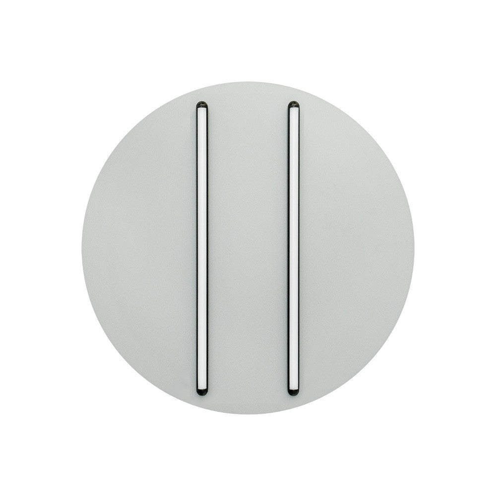 Plafonnier ZAMBELIS D600 43W Dimmable DESIGN Gris Sable et Noir 2570