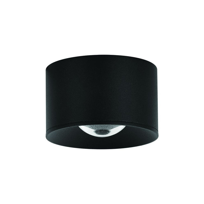 Plafonnier ZAMBELIS D65 8W IP54 DESIGN Noir Sable S133