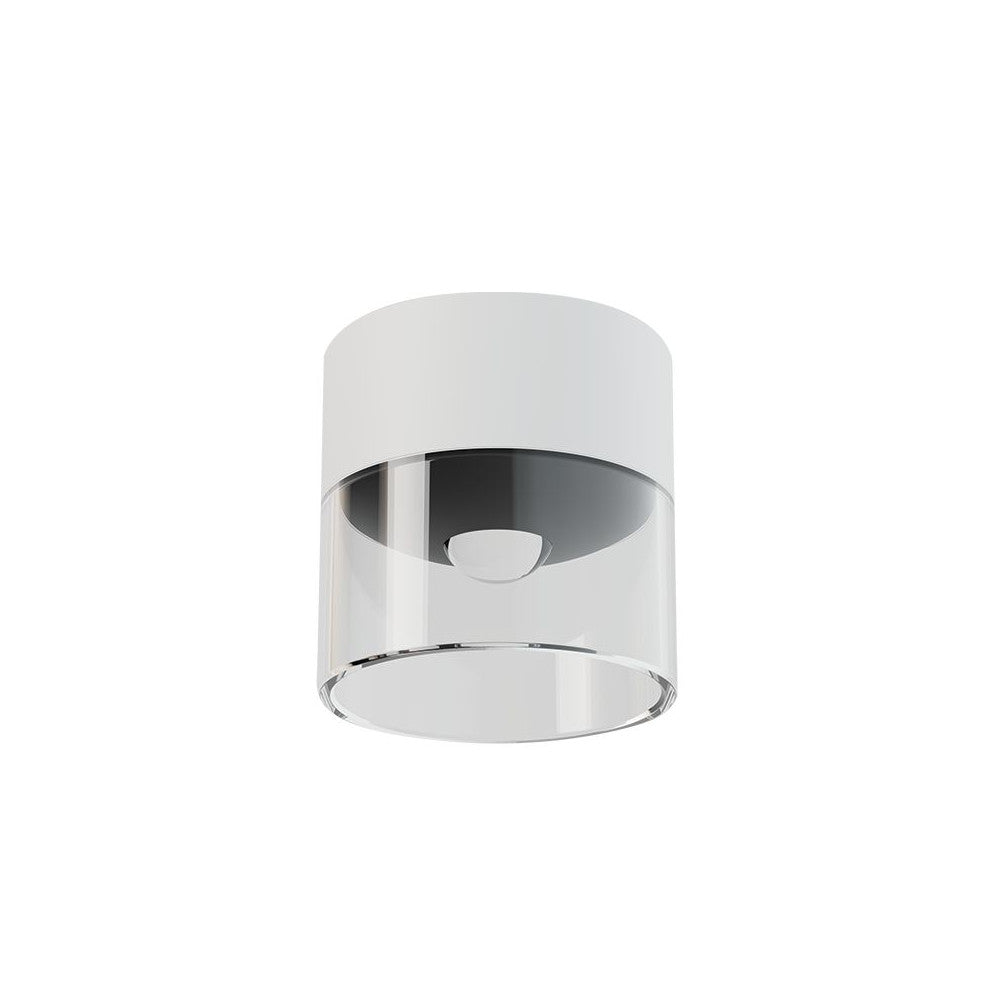 Plafonnier ZAMBELIS D80 10W DESIGN Blanc Sable Sans Driver S214