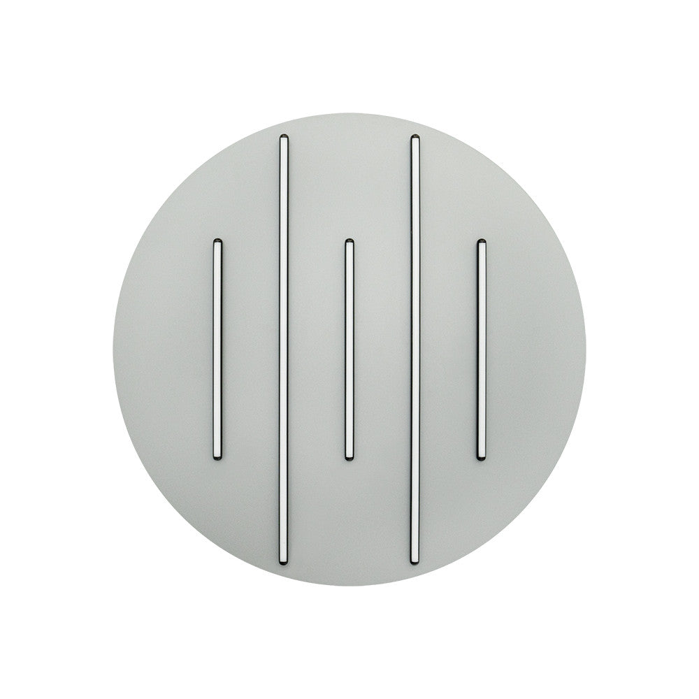 Plafonnier ZAMBELIS D800 52W Dimmable DESIGN Gris Sable et Noir Mat 2572