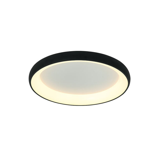 Plafonnier ZAMBELIS D800 55W DESIGN Noir Sable 2056