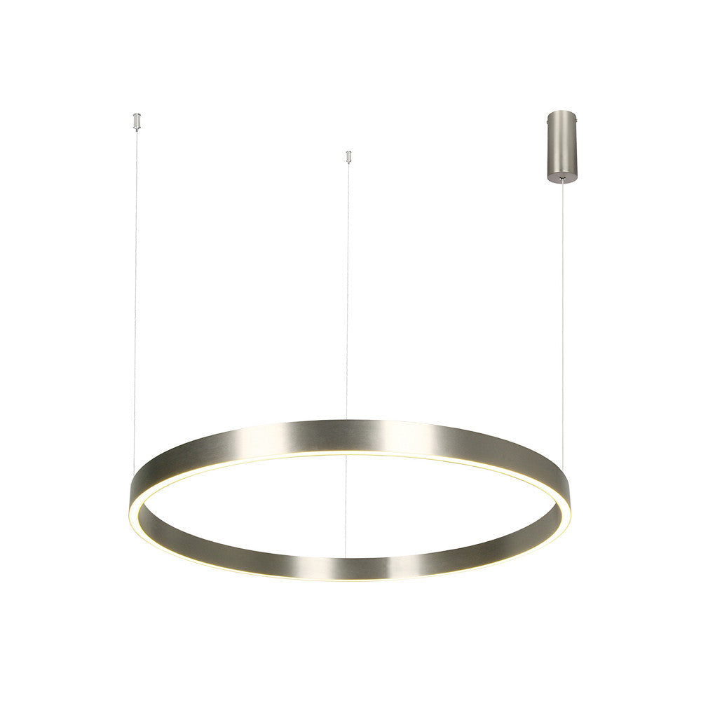 Suspension ZAMBELIS D800 70W Dimmable Direct/Indirect DESIGN Nickel Brosse 25369