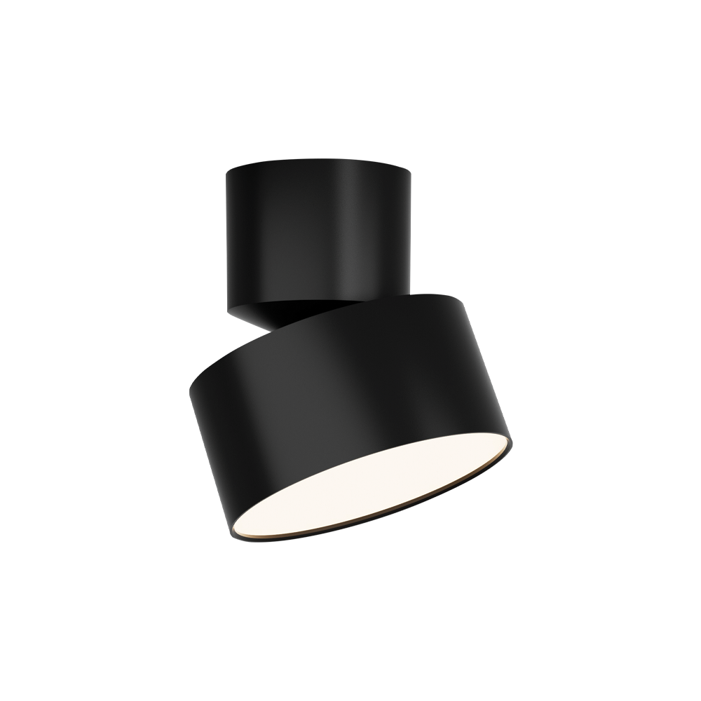 Plafonnier Orientable ZAMBELIS D110 DESIGN Noir Sable 25312