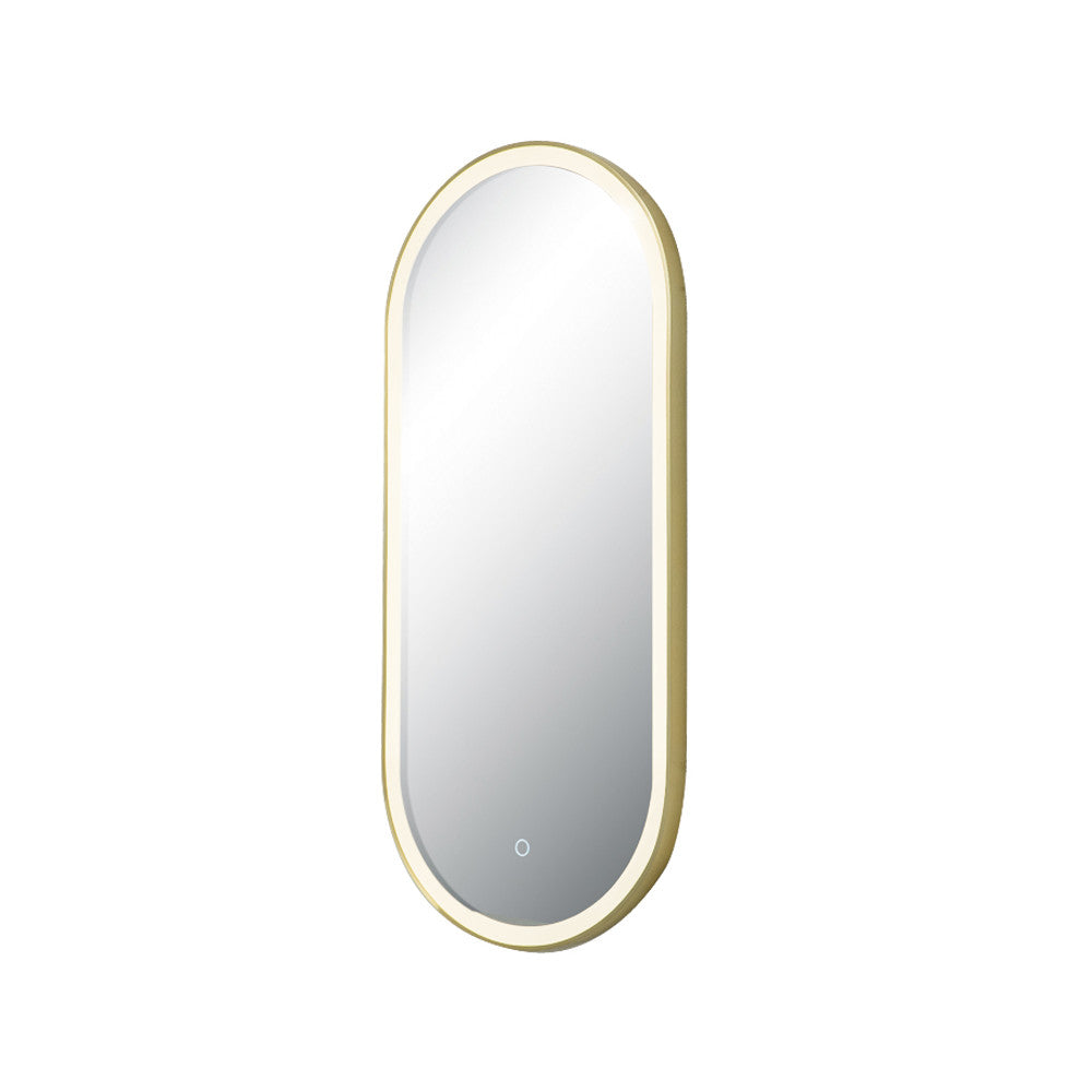 Miroir ZAMBELIS Tactile 18W CCT Dimmable IP44 DESIGN Or Anodise 25386