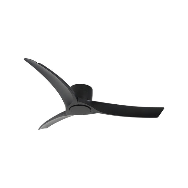 Ventilateur ZAMBELIS D1328 avec Telecommande et Interrupteur DESIGN Noir Mat 25395