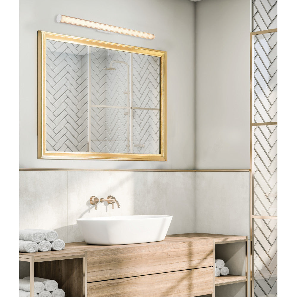 Applique Salle de Bain ZAMBELIS 20W CCT IP44 DESIGN Blanc Sable 25457