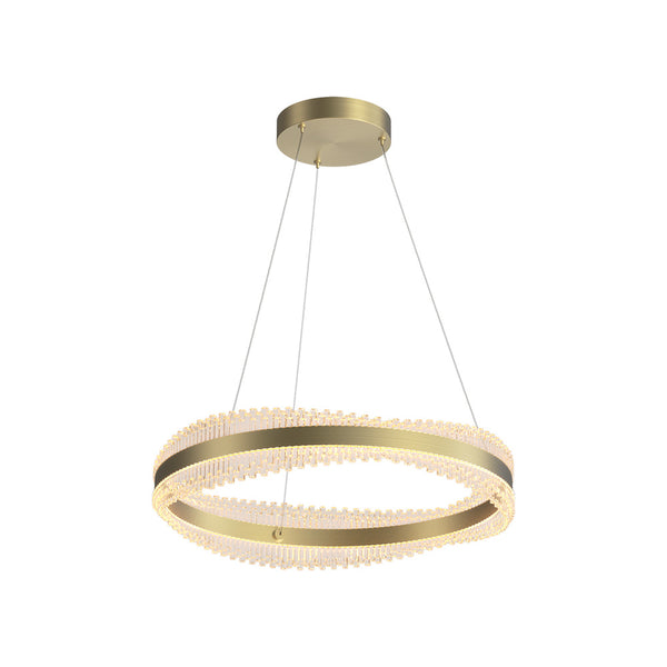Suspension ZAMBELIS D600 58W Dimmable DESIGN Or Brosse 25412