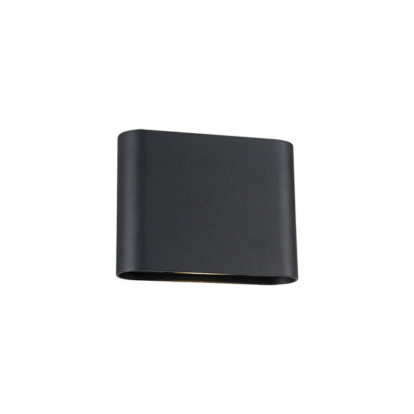 Applique Exterieure ZAMBELIS 6W CCT Direct/Indirect IP65 DESIGN Noir Sable E433
