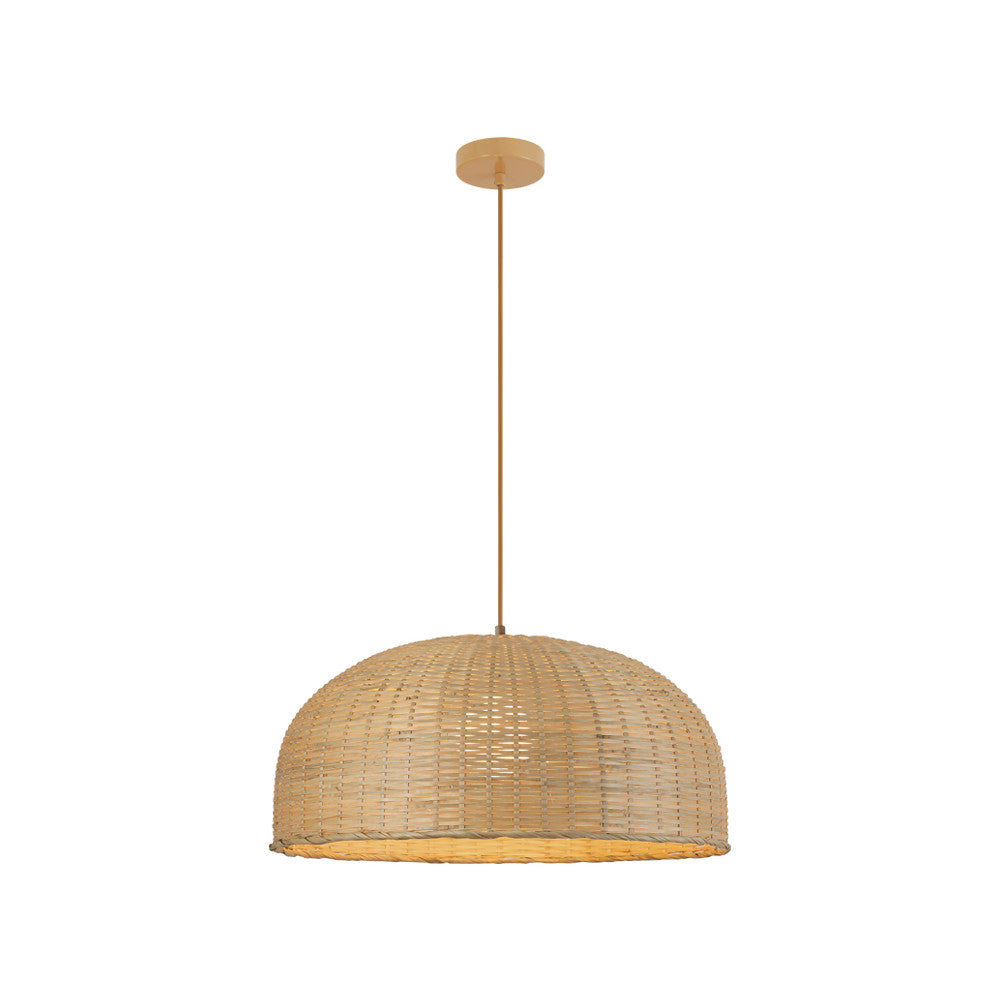 Suspension ZAMBELIS D530 E27 DESIGN Rotin Naturel Sans Source 25442