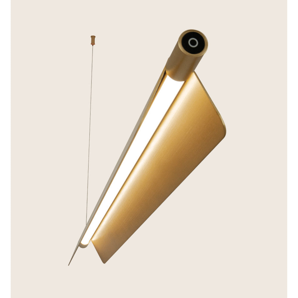 Suspension ZAMBELIS Tactile 22W CCT Dimmable DESIGN Or Brosse 25191