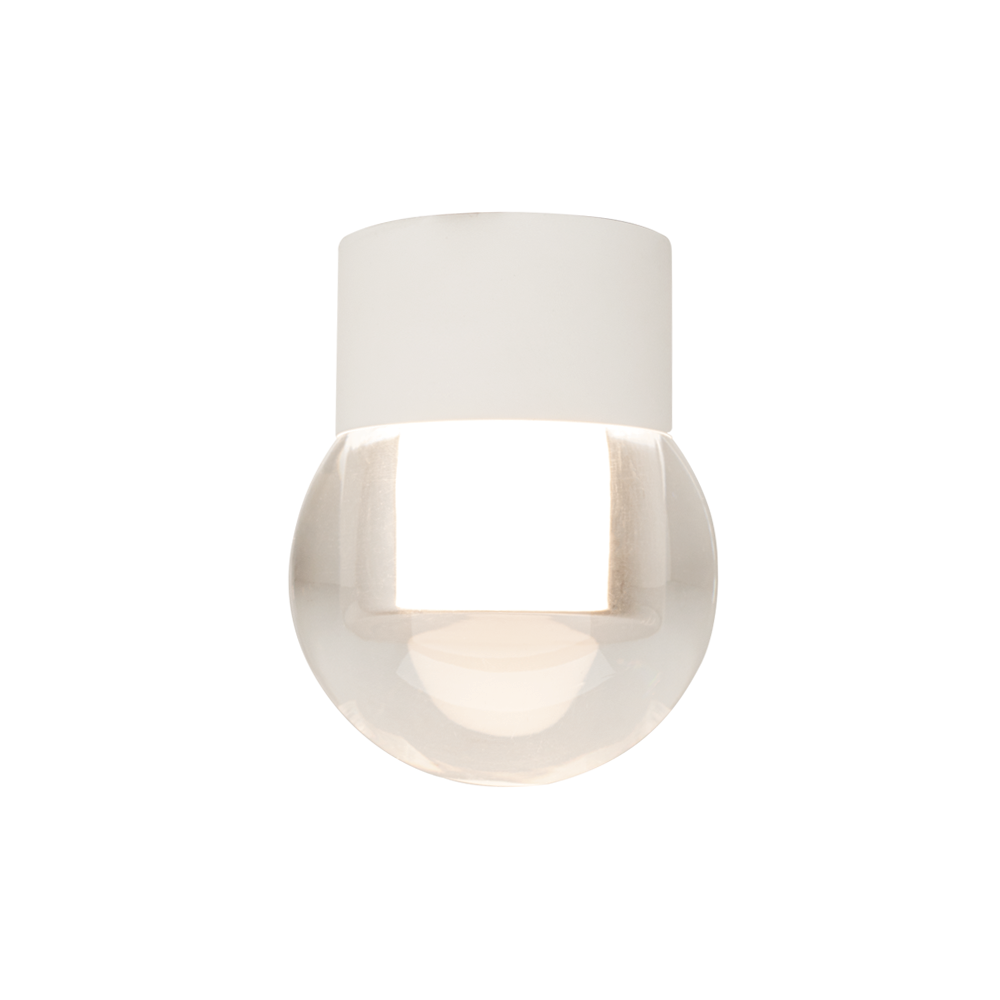 Plafonnier ZAMBELIS D100 6W DESIGN Blanc Sable 25307