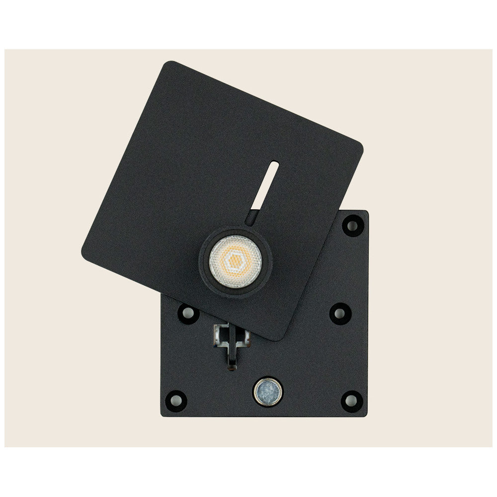 Applique Murale ZAMBELIS Lecture 3W Interrupteur DESIGN Noir Sable 25281